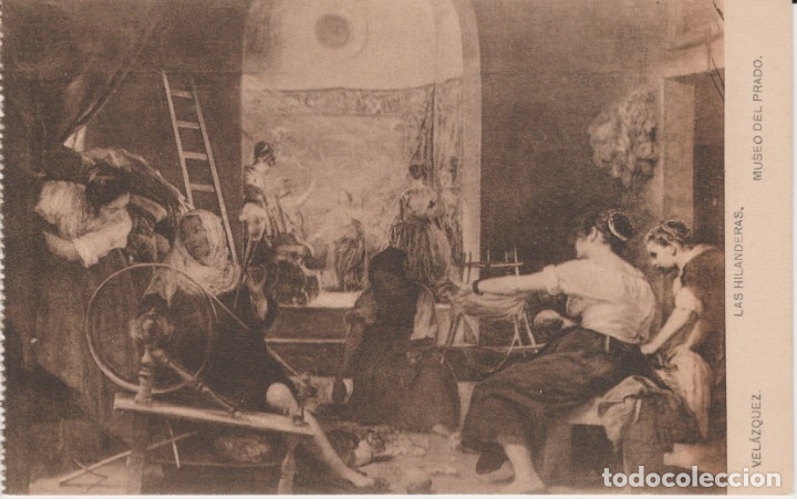 Postales: () POSTAL ARTE ... VELAZQUEZ. LAS HILANDERAS
