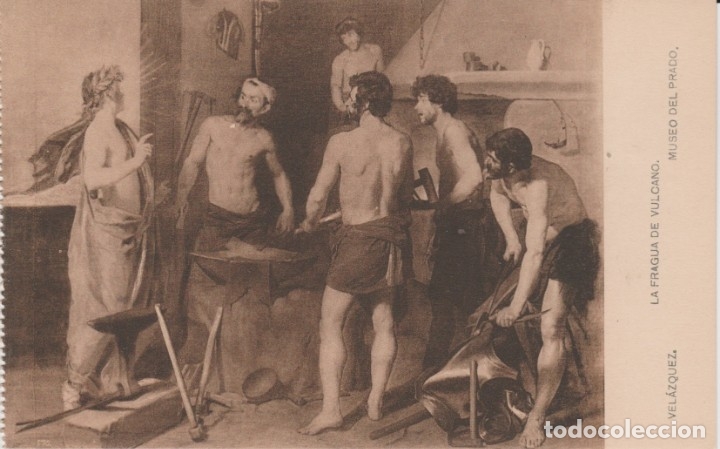 Postales: () POSTAL ARTE ... VELAZQUEZ. LA FRAGUA DE VULCANO