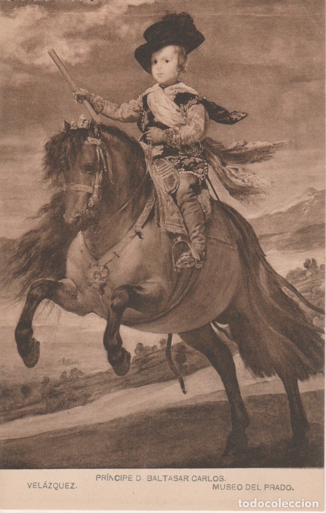 Postales: () POSTAL ARTE ... VELAZQUEZ. PRINCIPE DON BALTASAR CARLOS