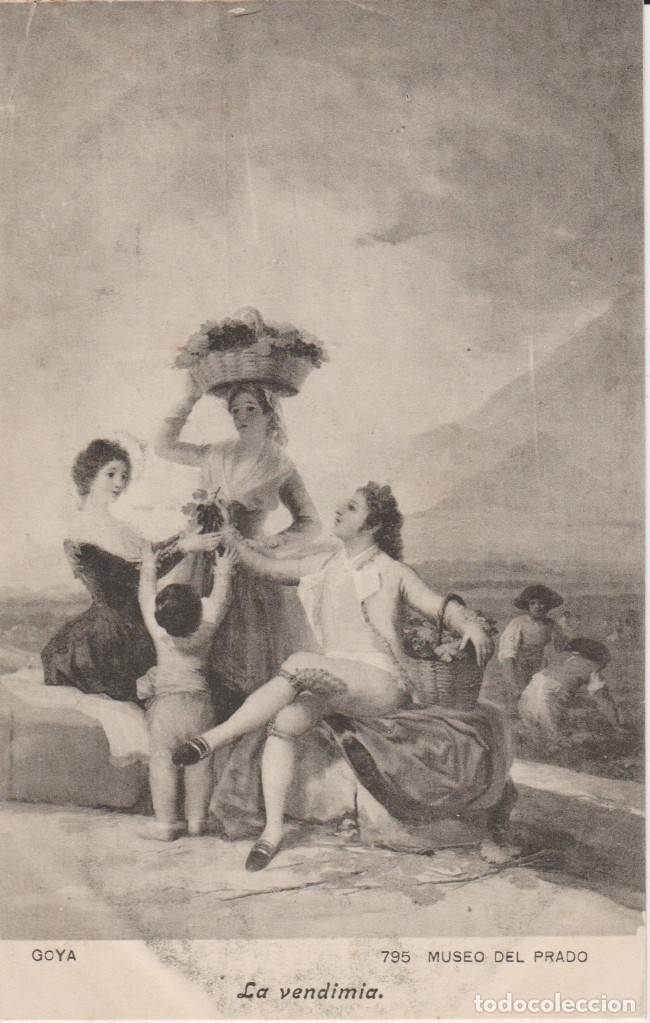 Cartoline: (795) POSTAL ARTE ... GOYA, LA VENDIMIA
