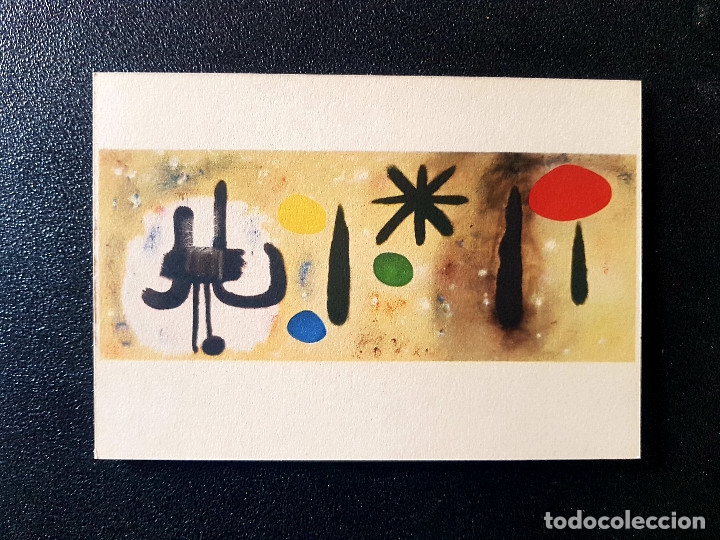 Postales: LOTE 8 POSTALES JOAN MIR&Oacute; Peinture 1953 MADE IN FRANCE A&Ntilde;OS 60 ORIGINAL N266