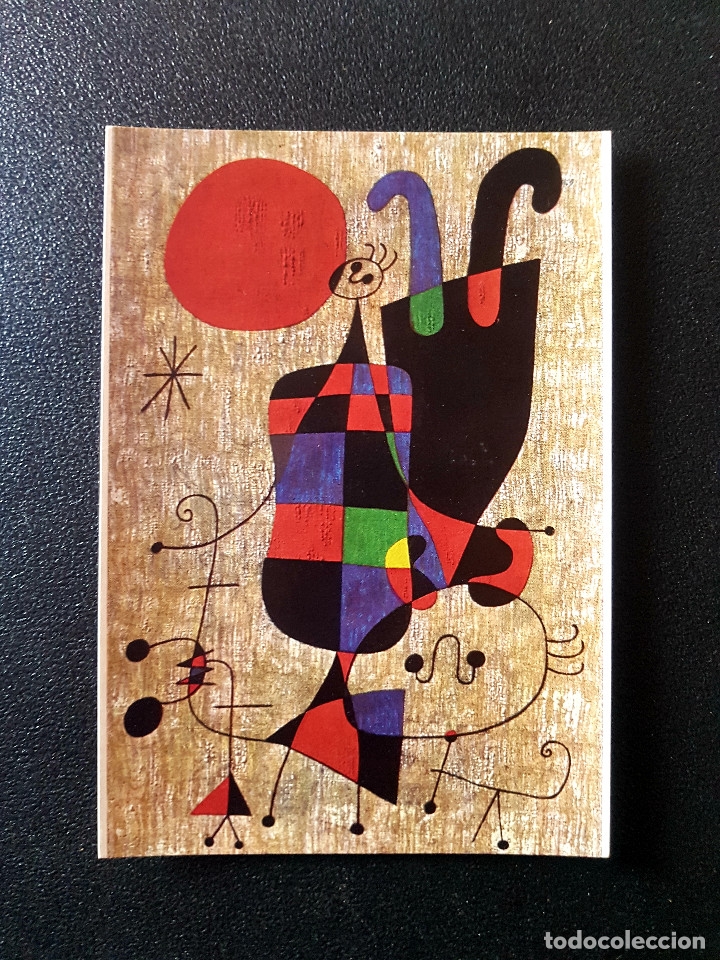 Postales: LOTE 21 POSTALES JOAN MIR&Oacute; Personnages 1949  MAEGHT MADE IN FRANCE A&Ntilde;OS 60 ORIGINAL N6439