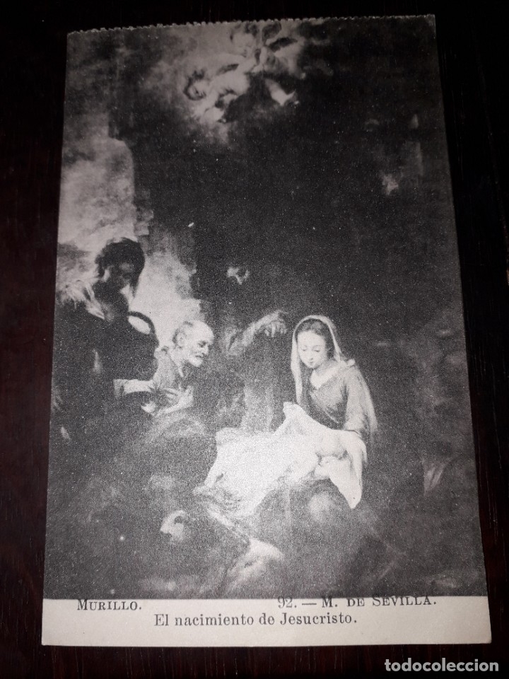 Postkarten: N&ordm; 11917 POSTAL CUADRO MURILLO EL NACIMIENTO DE JESUCRISTO MUSEO DE SEVILLA