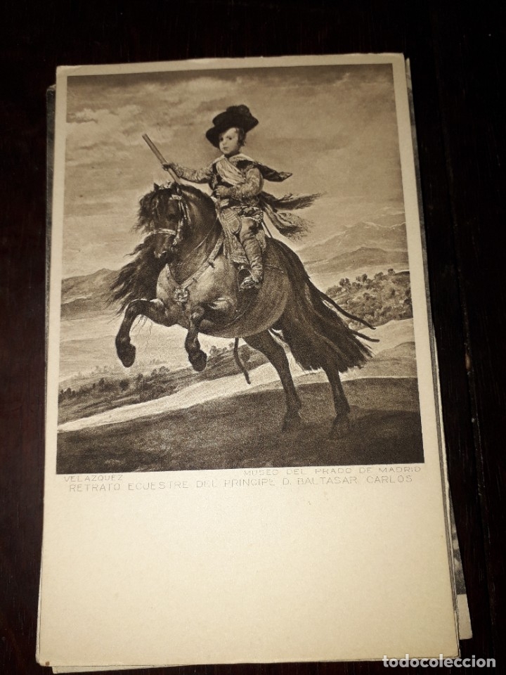 Postais: N&ordm; 11922 POSTAL CUADRO VELAZQUEZ ECUESTRE DEL PRINCIPE D BALTASAR CARLOS