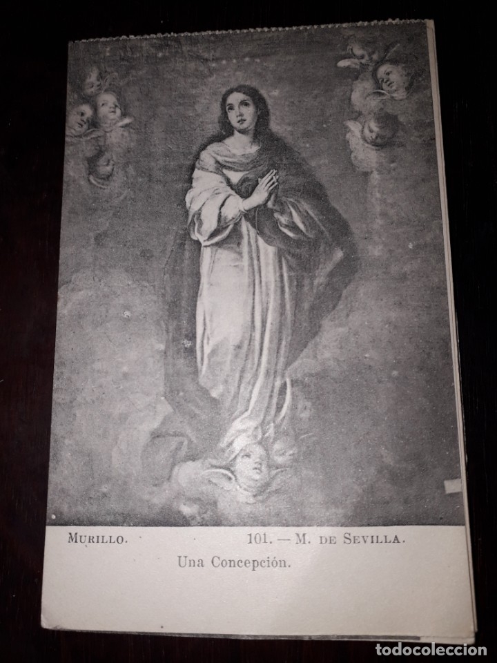 Postais: N&ordm; 11928 POSTAL CUADRO MURILLO UNA CONCEPCION MUSEO DE SEVILLA