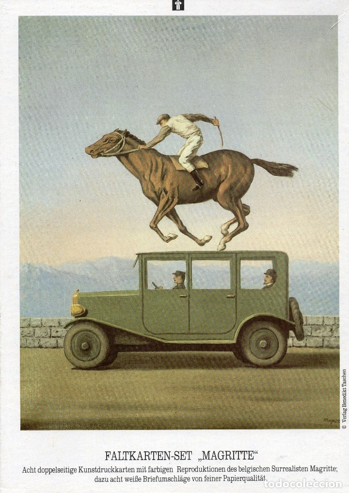 Postales: Caja con 8 postales.Magritte.Taschen - Foto 1