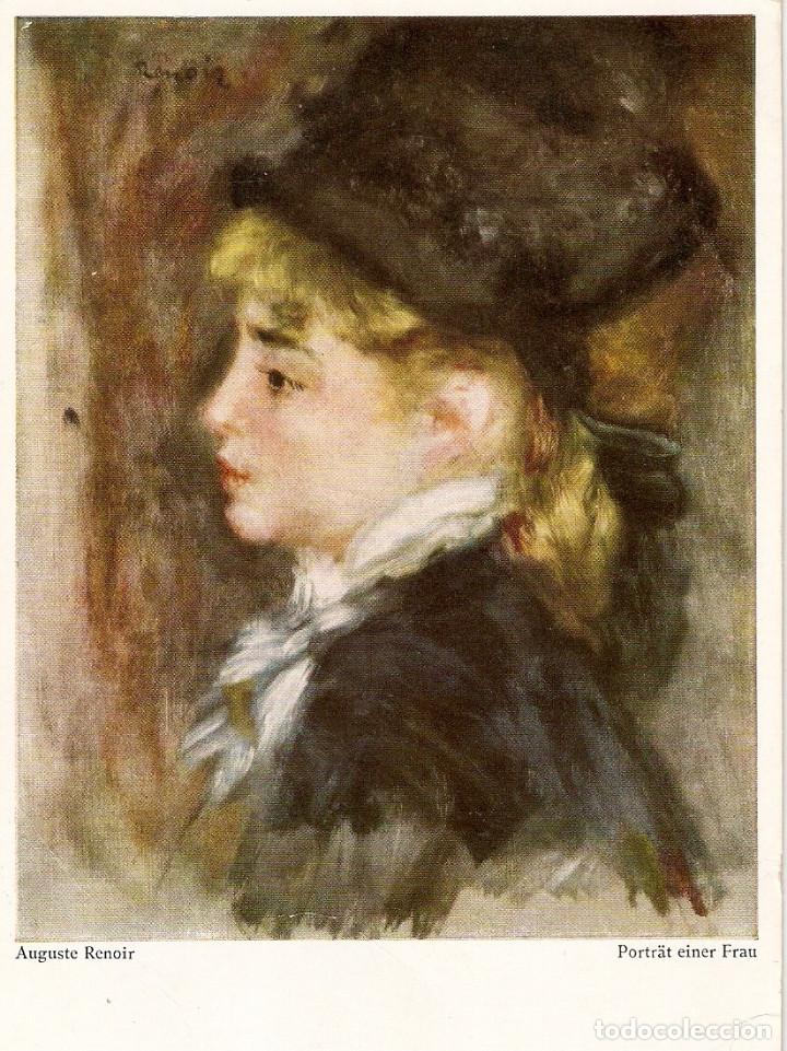 Cartoline: POSTAL AUGUSTE RENOIR - RETRATO MARGOT - N&ordm; 281 - ALEMANIA