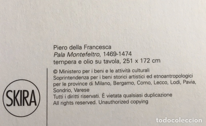 Postales: Pala Montefeltro, Piero della Francesa - Foto 2