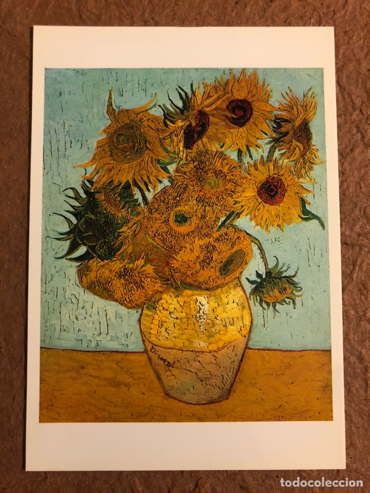 Postcards: VINCENT VAN GOGH &ldquo;LES TOURNESOLS&rdquo;. POSTAL SIN CIRCULAR BY ARTI GRAFICHE RICORDI 1991.