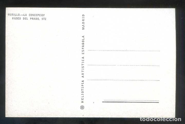 Postales: *Murillo - La Concepci&oacute;n* Madrid, Museo del Prado. Ed. H.A.E. Nueva. - Foto 2