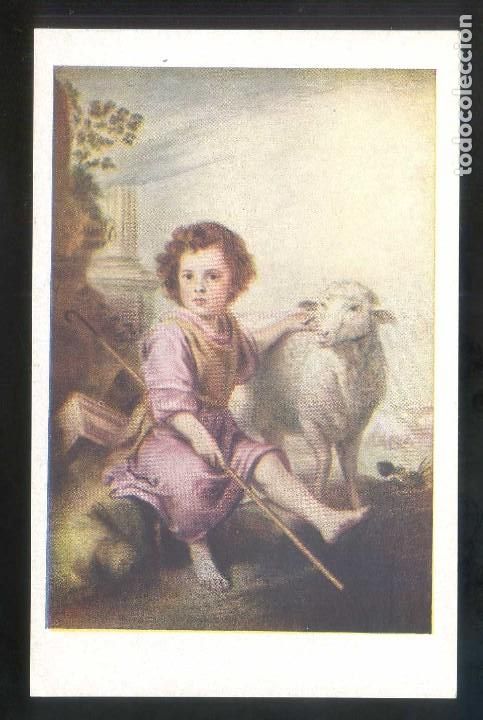 Postales: *Murillo - Divino pastor* Madrid, Museo del Prado. Ed. H.A.E. Nueva. - Foto 1