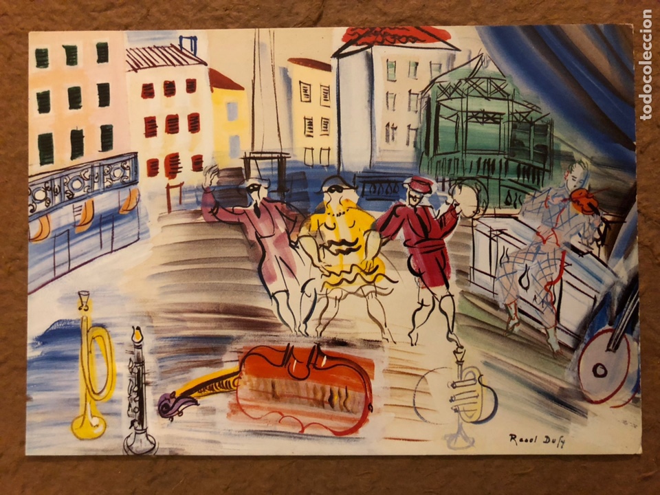 Postais: RAOUL DUFY &ldquo;LES TROIS MASQUES&rdquo;. POSTAL SIN CIRCULAR SPADEM 1991.