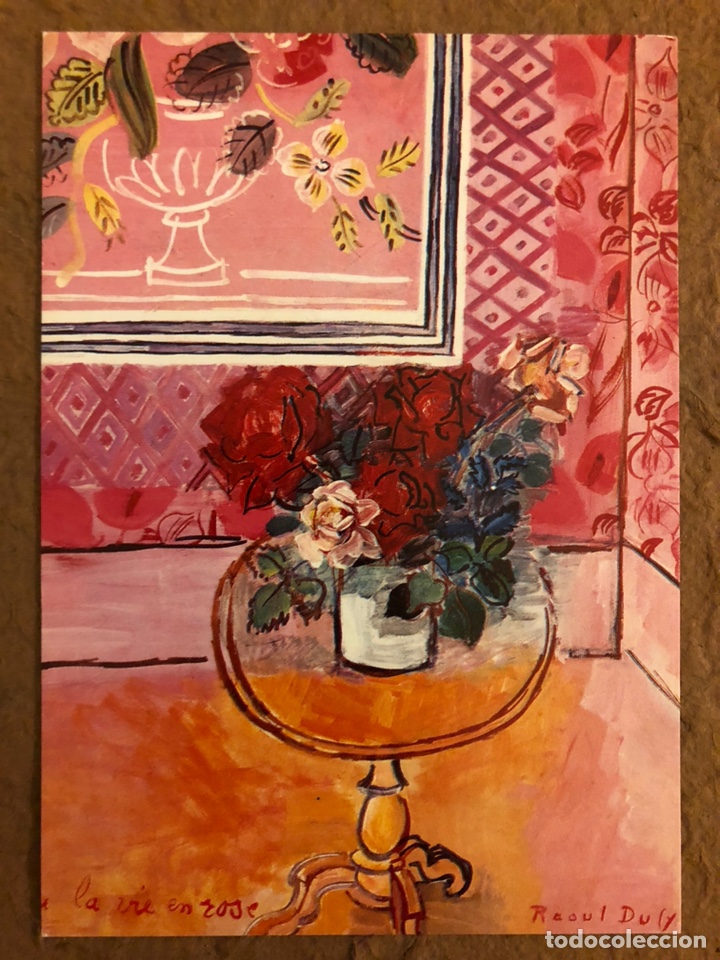Cartes Postales: RAOUL DUFY &ldquo;LA VIE EN ROSE&rdquo;. POSTAL SIN CIRCULAR SPADEM 1991.