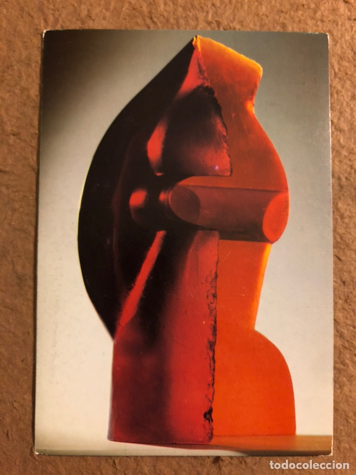 Cartes Postales: EXPOSICI&Oacute; VIDRE D&rsquo;ART (ESCULTORES CHECOSLOVACOS Y ESPA&Ntilde;OLES). TARJETA INVITACI&Oacute;N EXPOSICION 1987
