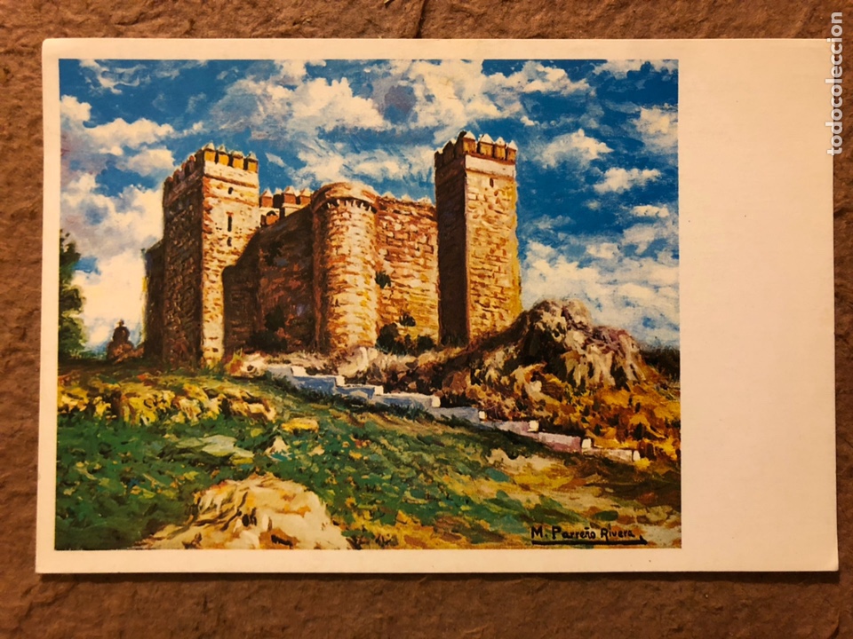 Cartoline: M. PARRE&Ntilde;O &ldquo;CASTILLO DE CARTAGENA PINTADO CON EL PIE&rdquo;. POSTAL SIN CIRCULAR ARTIS MUTIS N&deg; 102