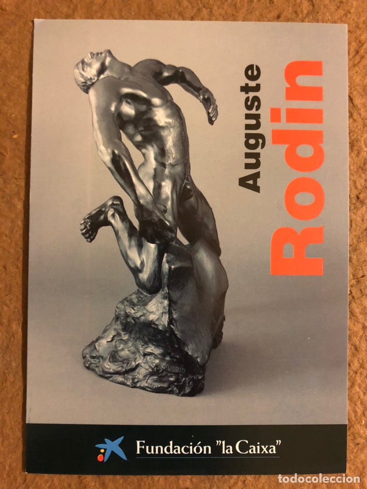 Cartoline: AUGUSTE RODIN. POSTAL SIN CIRCULAR EXPOSICI&Oacute;N MUSEO DE BELLAS ARTES DE BILBAO.