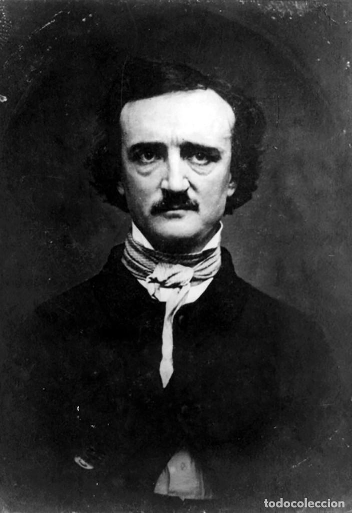 Postales: Postal de Edgar Allan Poe. Tema: Escritor. - Foto 1