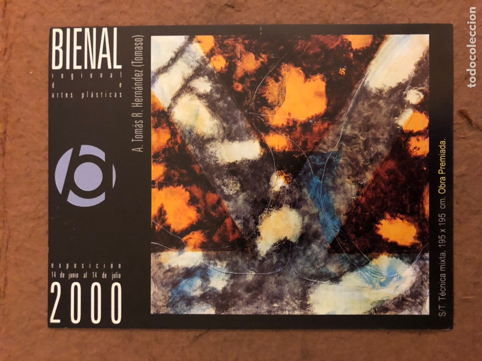 Cartoline: A. TOM&Aacute;S R. HERN&Aacute;NDEZ (TOMASO). POSTAL BIENAL REGIONAL DE ARTISTAS PL&Aacute;STICOS (TENERIFE), 2000.