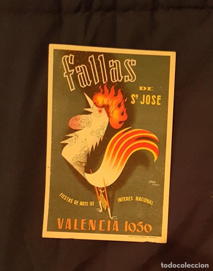 Postales: Fallas San Jos&eacute; Valencia 1956 - Foto 1