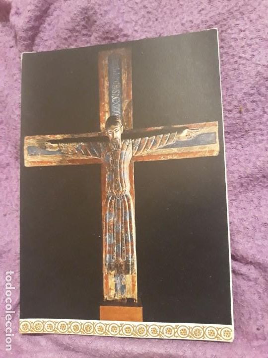 Cartes Postales: POSTAL 1&ordf; SERIE ROMANICA N&ordm;2 CRISTO EN LA CRUZ A&Ntilde;OS 70 A ESTRENAR*