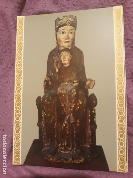 Postales: POSTAL 1&ordf; SERIE ROMANICA N&ordm;9 VIRGEN CON NI&Ntilde;O TALLA POLICROMADA A&Ntilde;OS 70 A ESTRENAR*