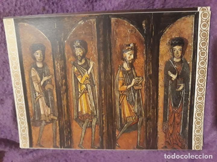 Postales: POSTAL 1&ordf; SERIE ROMANICA N&ordm;14 CUATRO BATIENTES VIRGEN Y MAGOS DE ORIENTE A&Ntilde;OS 70 A ESTRENAR*