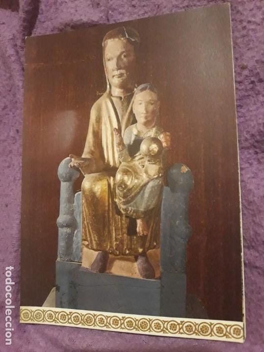Postales: POSTAL 1&ordf; SERIE ROMANICA N&ordm;16 IMAGEN VIRGEN CON NI&Ntilde;O TALLA POLICROMADA A&Ntilde;OS 70 A ESTRENAR*