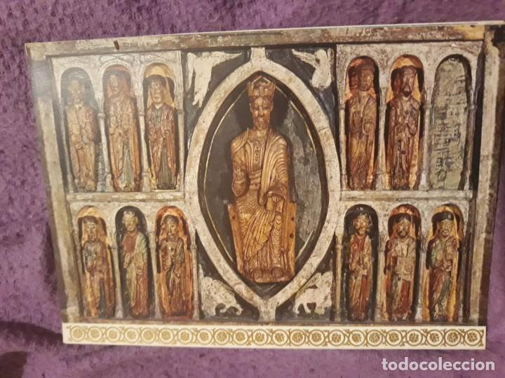 Postales: POSTAL 1&ordf; SERIE ROMANICA N&ordm;18 FRONTAL DE ALTAR TALLA POLICROMADA A&Ntilde;OS 70 A ESTRENAR*