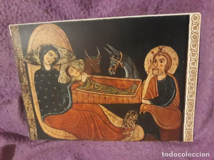 Postales: POSTAL 1&ordf; SERIE ROMANICA N&ordm;24 LA NAVIDAD FRAGMENTO ALTAR A&Ntilde;OS 70 A ESTRENAR*