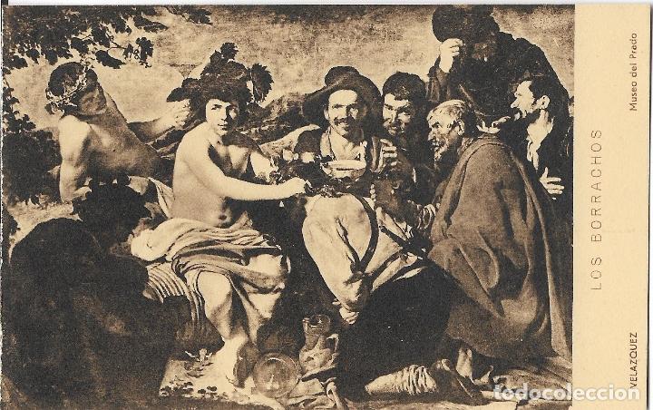 Postales: POSTAL OBRA DE VELAZQUEZ, LOS BORRACHOS - HELIOTIPIA KALLMEYER Y GAUTIER - S/C