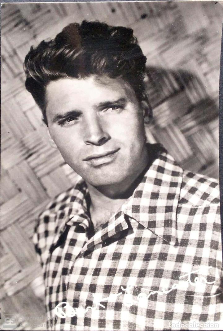 Postales: Actor: Burt Lancaster. Usada. Blanco/Negro - Foto 1