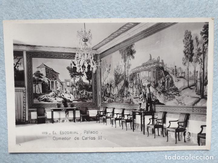 Postales: Lote de 2 postales el Escorial. Palacio. Tem&aacute;tica Arte. - Foto 3