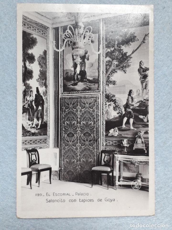 Postales: Lote de 2 postales el Escorial. Palacio. Tem&aacute;tica Arte. - Foto 4