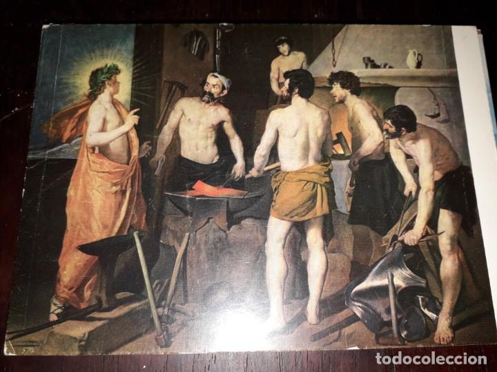 Postales: N&ordm; 36674 POSTAL CUADRO VELAZQUEZ LA FRAGUA DE VULCANO MUSEO DEL PRADO