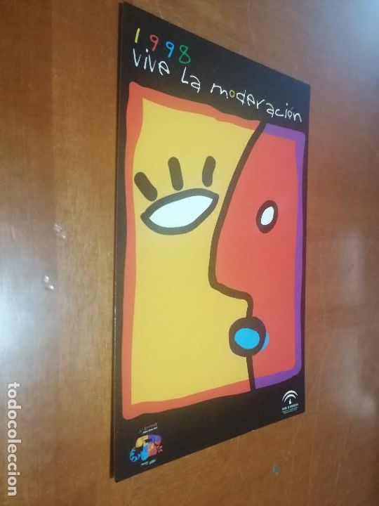 Postcards: 1998. VIVE LA MODERACI&Oacute;N. . JUNTA DE ANDALUC&Iacute;A. SIN USO. BUEN ESTADO. DIFICIL. POSTAL
