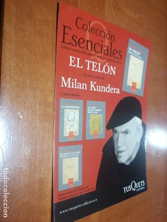 Postcards: EL TEL&Oacute;N. MILAN KUNDERA. POSTAL. PROMOCIONAL. SIN USO. BUEN ESTADO. DIFICIL. C-12