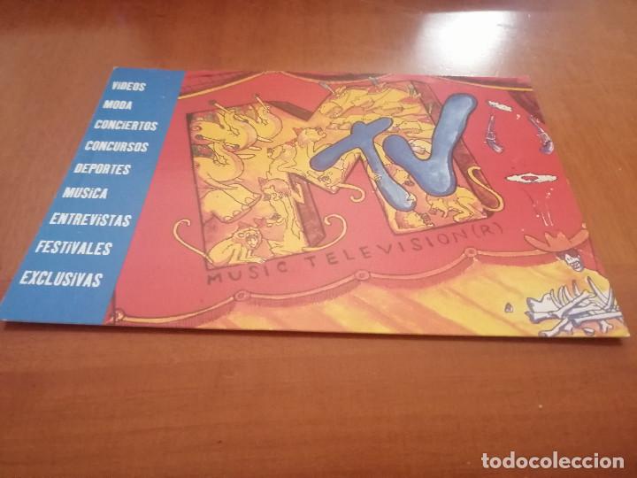 Postcards: MTV. PROGRAMA Y CADENA DE TELEVISI&Oacute;N. POSTAL. BUEN ESTADO. SIN USO. DIFICIL