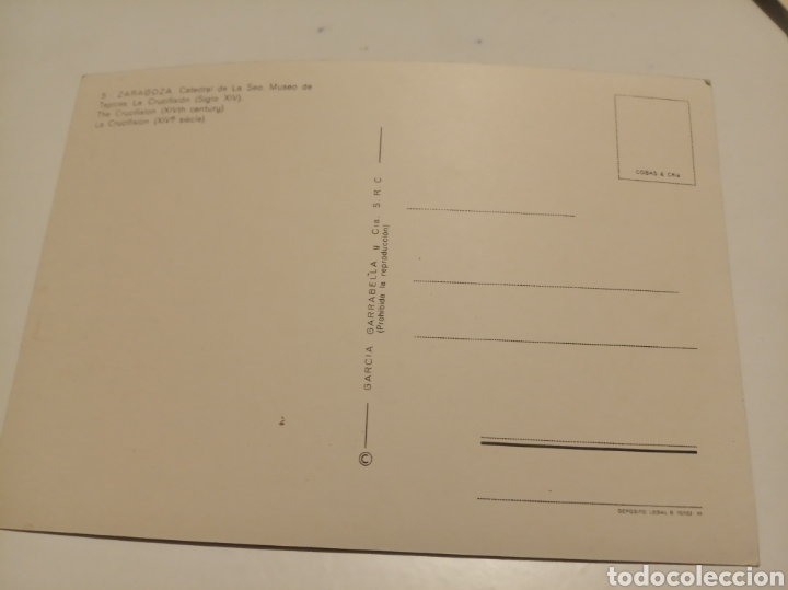 Postales: Zaragoza museo tapices - Foto 2