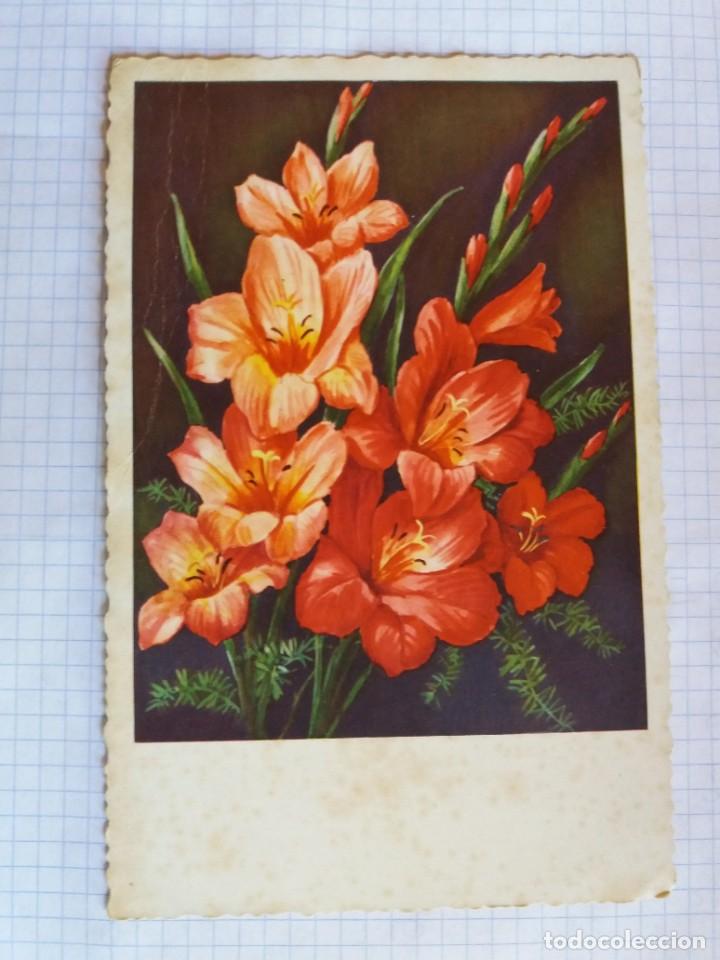 Postales: TARJETA  POSTAL -  FLORES - ED. AFKH - Foto 1