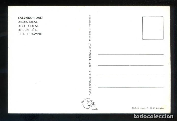 Postales: *Dal&iacute; - Dibuix ideal* Ed. Dasa. Nueva. - Foto 2
