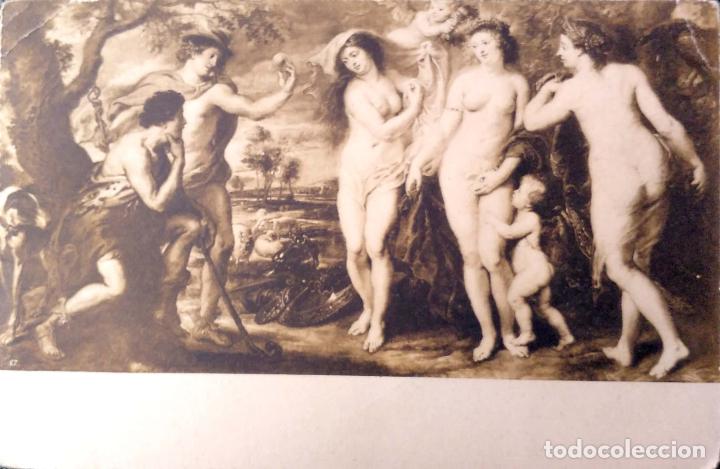 Postales: Museo del Prado. El juicio de Par&iacute;s de P.P. Rubens. Nueva. Blanco/Negro