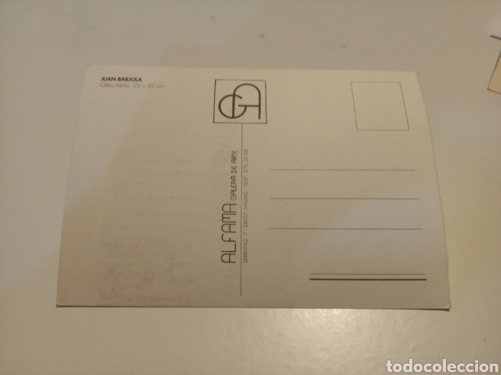 Postales: Juan Barjola, &oacute;leo postal - Foto 2