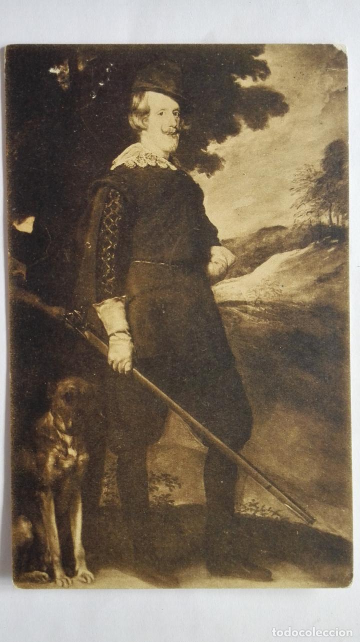 Postales: POSTAL REY D. FELIPE IV - VELAZQUEZ, FOTOTIPIA HAUSER Y MENET, N&ordm; 514