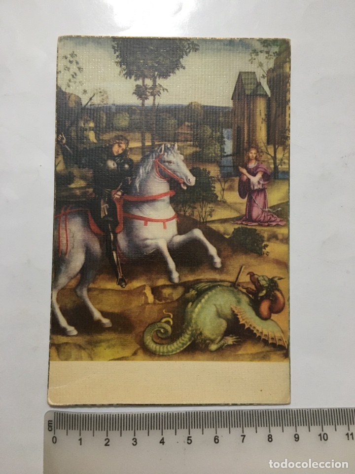 Postales: SAN JORGE Y EL DRAG&Oacute;N. FRANCISCO FRANCIA. EDICIONES BARSAL. - Foto 1