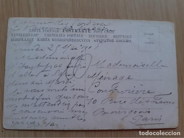 Postales: TARJETA POSTAL DE ARTE -1908 MAR - Foto 2