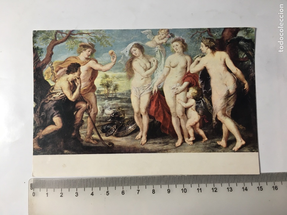 Postales: RUBENS. EL JUICIO DE PAR&Iacute;S. MUSEO DEL PRADO. EDICIONES DE ARTE OFFO.