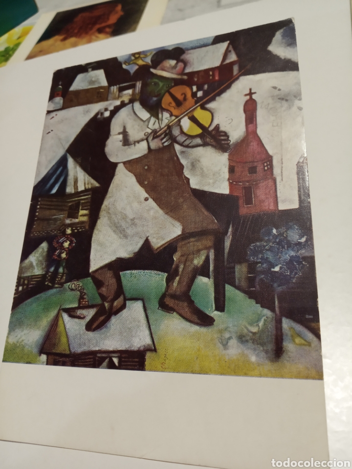 Postales: Marc Chagall arte pintura postal - Foto 1