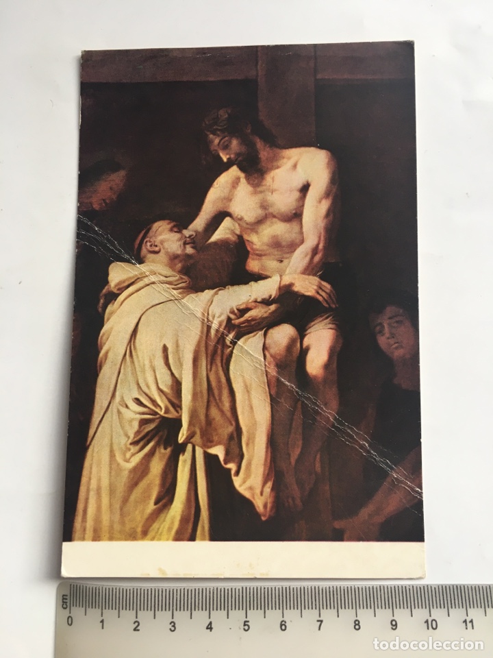 Postales: RIBALTA. CRISTO ABRAZADO A SAN BERNARDO. MUSEO DEL PRADO. EDICIONES DE ARTE OFFO.