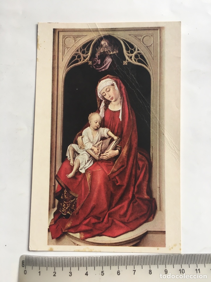 Postales: VAN DER WEYDEN. LA VIRGEN CON EL NI&Ntilde;O. MUSEO DEL PRADO. EDICIONES DE ARTE OFFO.