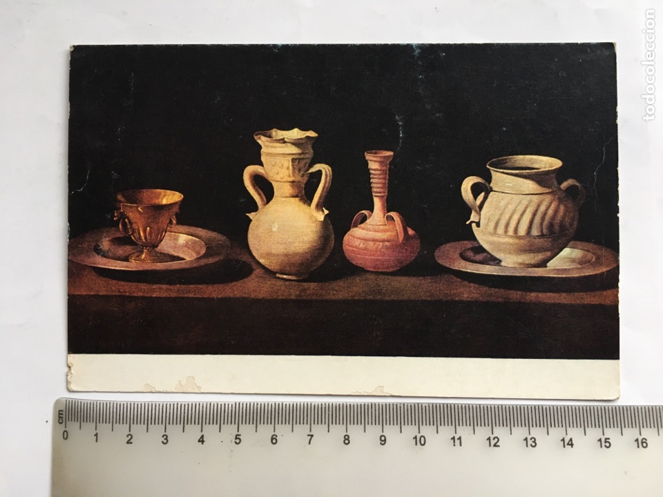 Postales: ZURBARAN. BODEG&Oacute;N. MUSEO DEL PRADO. EDICIONES DE ARTE OFFO.